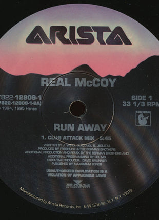 Real McCoy : Run Away (12")