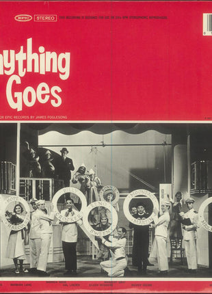 "Anything Goes" 1962 Revival Cast : Anything Goes (LP, Album, RE, Gat)