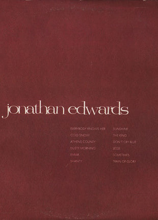 Jonathan Edwards (2) : Jonathan Edwards (LP, Album, RI )