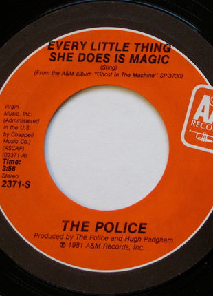 The Police : Every Little Thing She Does Is Magic (7", Single, Styrene, Pit)