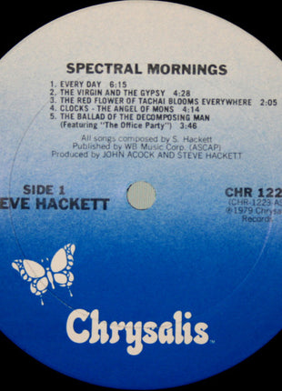 Steve Hackett : Spectral Mornings (LP, Album, San)