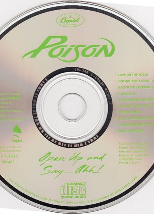 Poison (3) : Open Up And Say.... Ahh! (CD, Album, Club, CH)