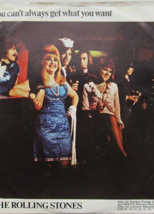 The Rolling Stones : Honky Tonk Women / You Can't Always Get What You Want (7", Single, Styrene, She)