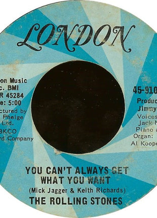 The Rolling Stones : Honky Tonk Women / You Can't Always Get What You Want (7", Single, Styrene, She)