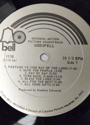 Various : Godspell (Original Motion Picture Soundtrack) (LP, Album, Ter)