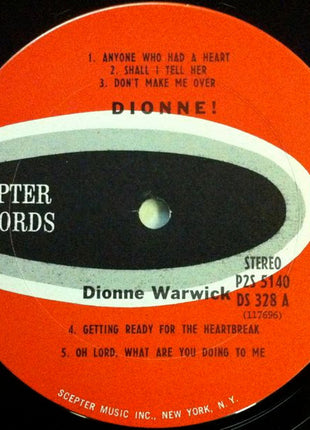 Dionne Warwick : Dionne! (2xLP, Comp, Club, Col)