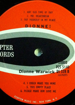 Dionne Warwick : Dionne! (2xLP, Comp, Club, Col)