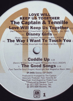 The Captain & Tennille* : Love Will Keep Us Together (LP, Album)