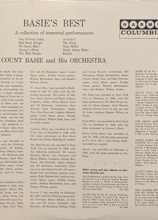 Count Basie Orchestra : Basie's Best!! A Collection Of Immortal Performances (LP, Comp)