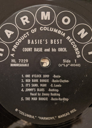 Count Basie Orchestra : Basie's Best!! A Collection Of Immortal Performances (LP, Comp)