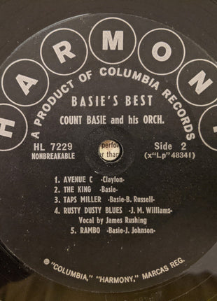Count Basie Orchestra : Basie's Best!! A Collection Of Immortal Performances (LP, Comp)