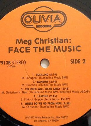 Meg Christian : Face The Music (LP, Album)