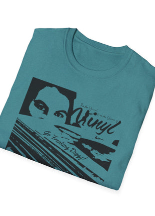 Go Freaking Diggg! T-Shirt | Retro Music Graphics, Monochrome Art