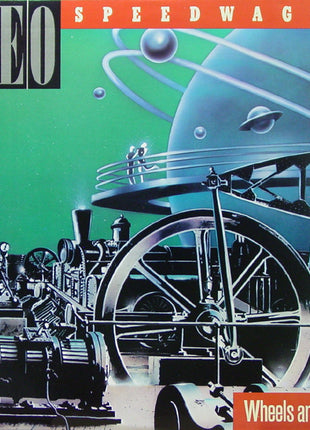 REO Speedwagon : Wheels Are Turnin' (LP, Album, Pit)