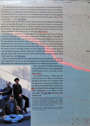 The Phil Woods Quartet : Live From New York (LP, Album)