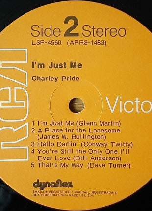 Charley Pride : I'm Just Me (LP, Album)