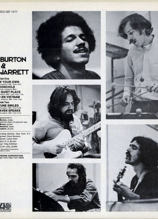 Gary Burton & Keith Jarrett : Gary Burton & Keith Jarrett (LP, Album, PR-)