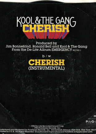 Kool & The Gang : Cherish (7", Single, 72 )