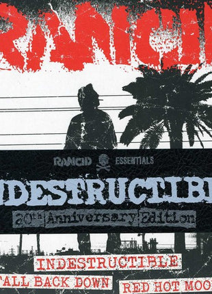 the album cover for Rancid - Indestructible (Rancid Essentials 6X7 Inch Pack)
