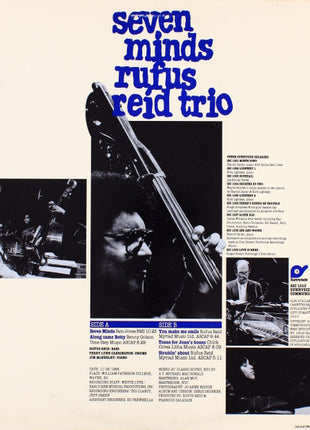 Rufus Reid Trio : Seven Minds (LP, Album)