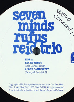 Rufus Reid Trio : Seven Minds (LP, Album)