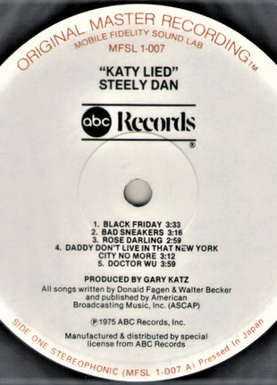 Steely Dan : Katy Lied (LP, Album, Ltd, RE, RM)