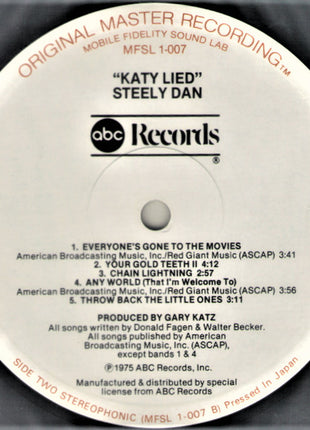 Steely Dan : Katy Lied (LP, Album, Ltd, RE, RM)