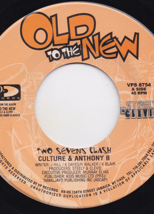 Culture & Anthony B : Two Sevens Clash (7")