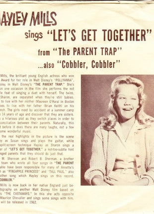 Hayley Mills : Let's Get Together (7")