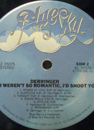 Derringer (2) : If I Weren't So Romantic, I'd Shoot You (LP, Album)