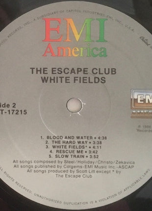 The Escape Club : White Fields (LP, Album, All)