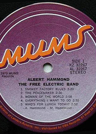 Albert Hammond : The Free Electric Band (LP, Album, Gat)