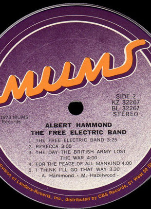 Albert Hammond : The Free Electric Band (LP, Album, Gat)