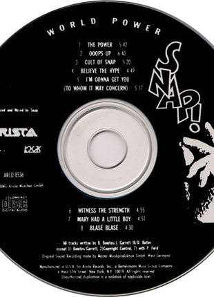 Snap! : World Power (CD, Album)