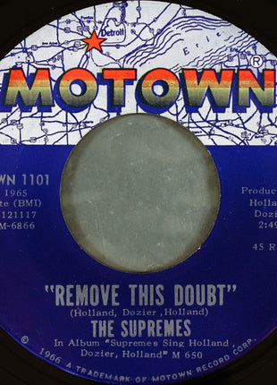 The Supremes : You Keep Me Hangin' On / Remove This Doubt (7", Roc)