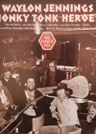 Waylon Jennings : Honky Tonk Heroes (CD, Album, RE, RM)