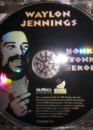 Waylon Jennings : Honky Tonk Heroes (CD, Album, RE, RM)