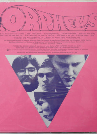 Orpheus (5) : Orpheus (LP, Album, RP, MGM)