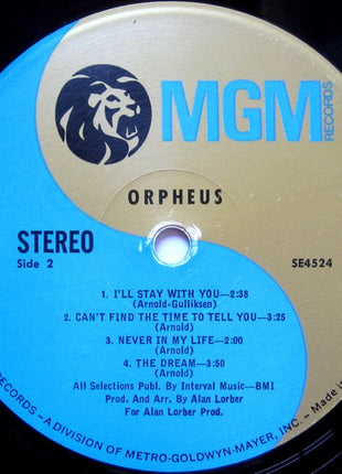 Orpheus (5) : Orpheus (LP, Album, RP, MGM)