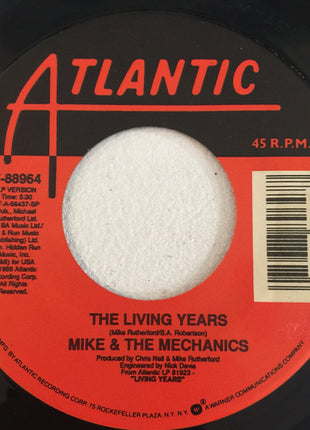 Mike & The Mechanics : The Living Years (7", Single, SP)