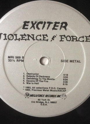 Exciter : Violence & Force (LP, Album)