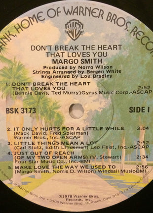 Margo Smith : Don't Break The Heart That Loves You (LP, Album)