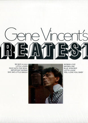 Gene Vincent : Gene Vincent's Greatest (LP, Comp, Mono, RE, Jac)