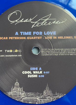 Oscar Peterson : A Time For Love: The Oscar Peterson Quartet - Live In Helsinki, 1987 (3xLP, Album, RSD, Tra)