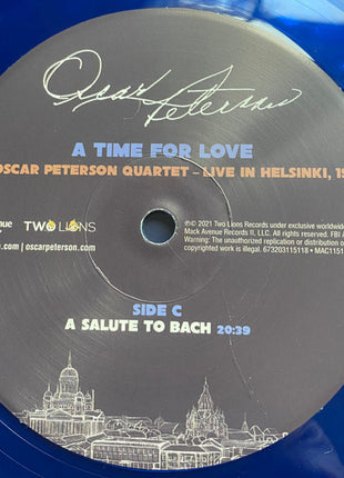 Oscar Peterson : A Time For Love: The Oscar Peterson Quartet - Live In Helsinki, 1987 (3xLP, Album, RSD, Tra)