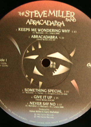 The Steve Miller Band* : Abracadabra (LP, Album)