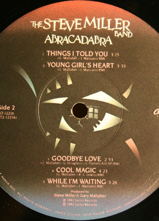 The Steve Miller Band* : Abracadabra (LP, Album)
