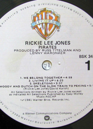 Rickie Lee Jones : Pirates (LP, Album, All)