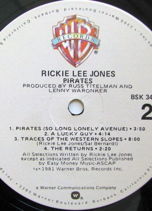 Rickie Lee Jones : Pirates (LP, Album, All)