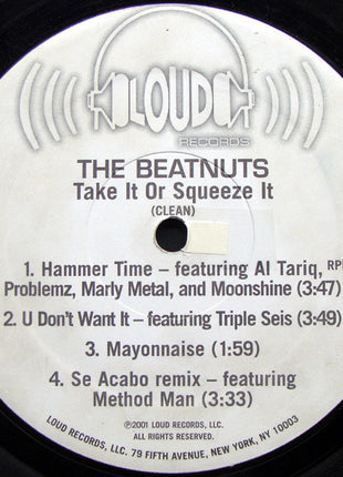 The Beatnuts : Take It Or Squeeze It (Clean) (2xLP, Promo)